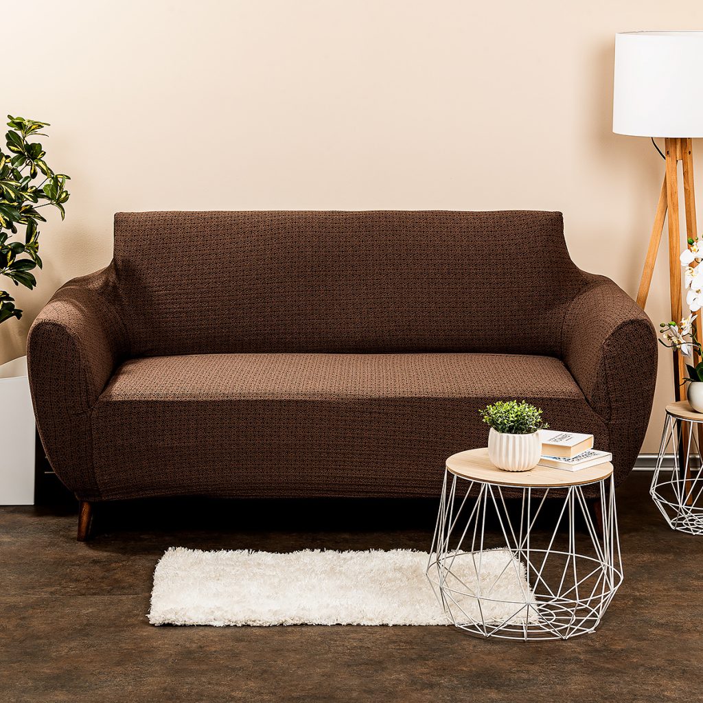 4Home Multielastický poťah na sedačku Comfort Plus hnedá