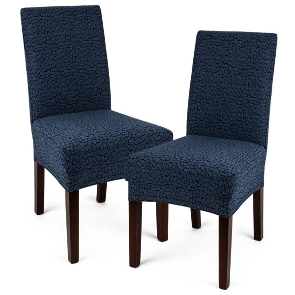 4Home Multielastický poťah na stoličku Comfort Plus modrá