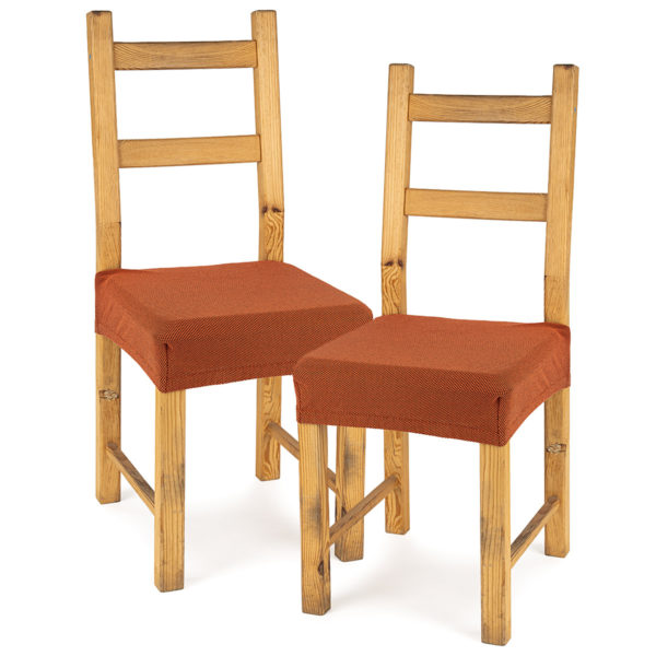 4home Multielastický poťah na sedák na stoličku Comfort terracotta