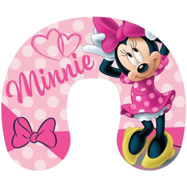 Jerry Fabrics Cestovný vankúšik Minnie pink