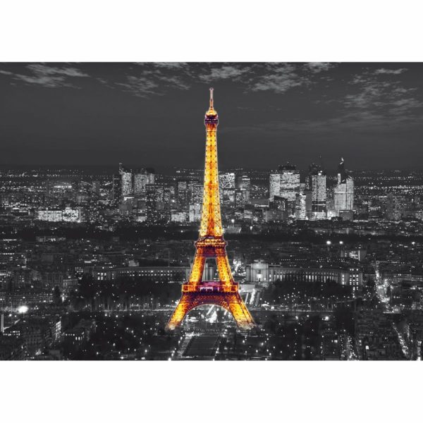 AG Art Fototapeta XXL Eiffelova veža v noci 360 x 270 cm