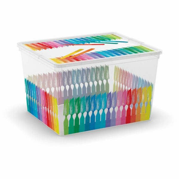 KIS Plastový úložný box C-Box Colours Arty CUBE