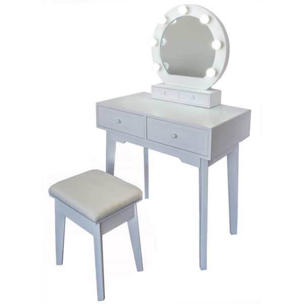 Kozmetický stolík so zrkadlom Vanessa