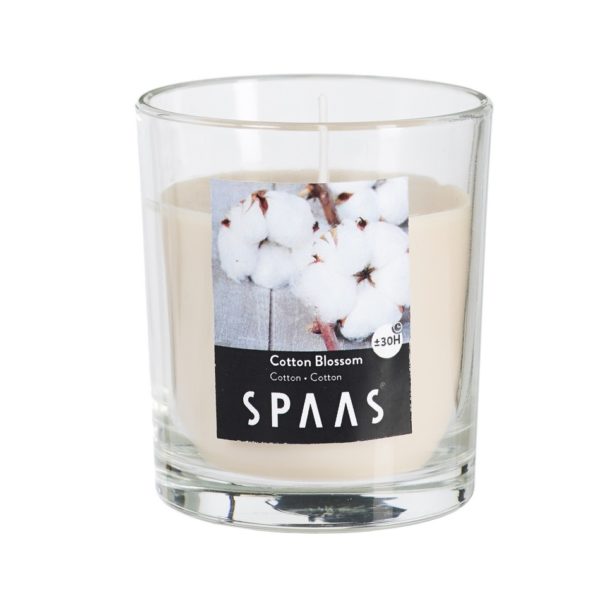 SPAAS Vonná sviečka v skle Cotton Blossom