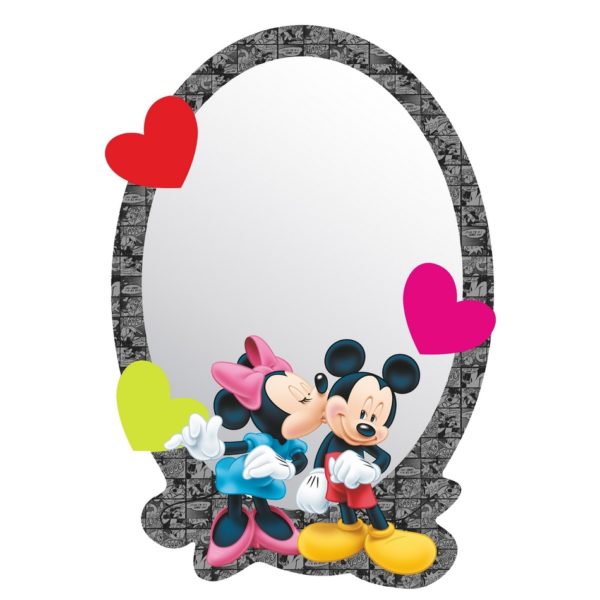 AG Art Samolepiace detské zrkadlo Mickey & Minnie