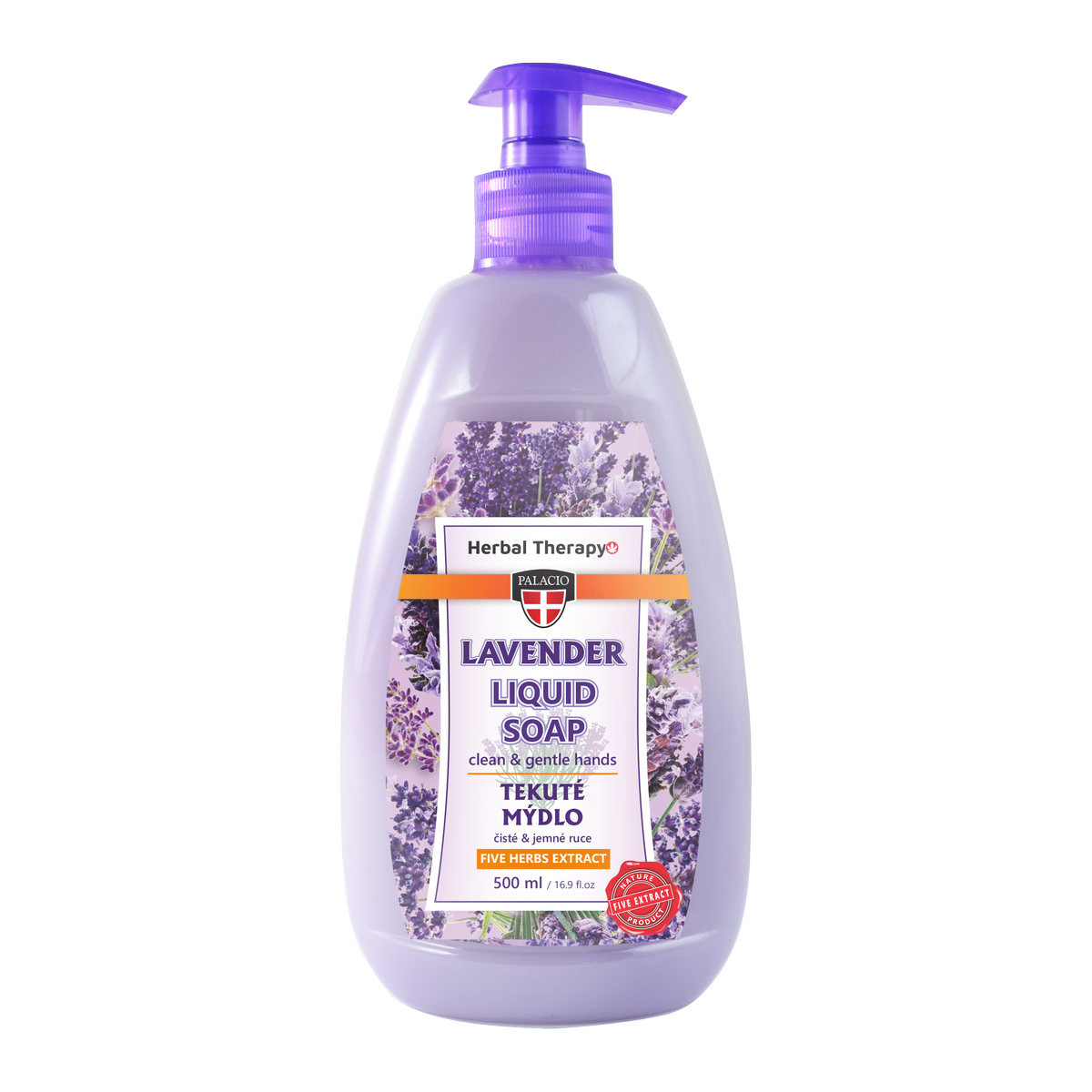 Levanduľové tekuté mydlo s pumpičkou 500 ml
