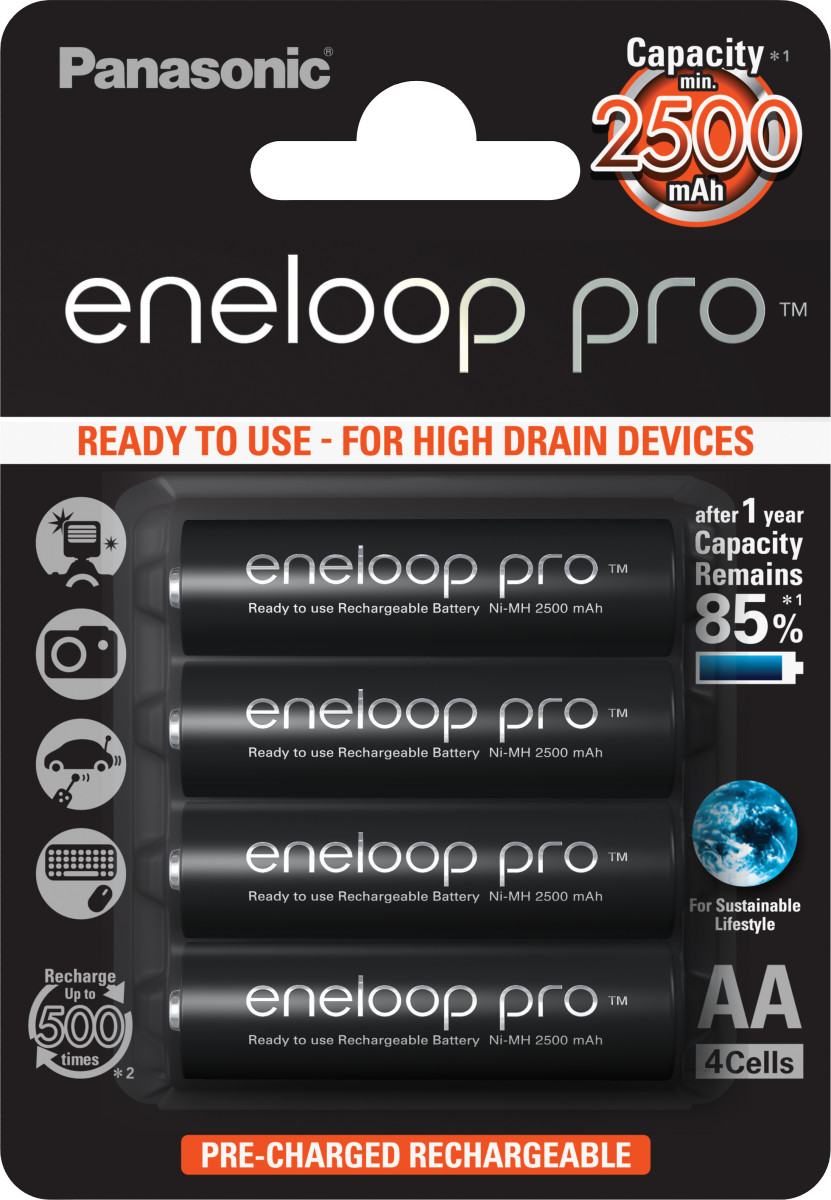 Sada nabíjacích batérií AA ENELOOP PRE PANASONIC