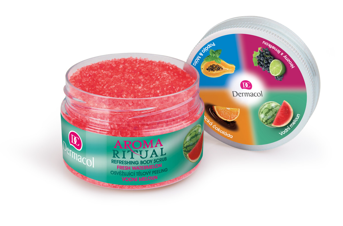 Dermacol Aróma Ritual osviežujúci telový peeling - vodný melón