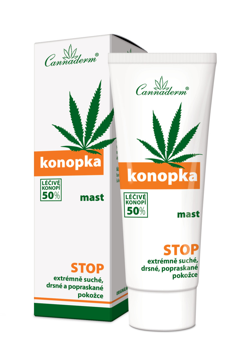 Cannaderm Konopka masť pre suchú pokožku 75 g