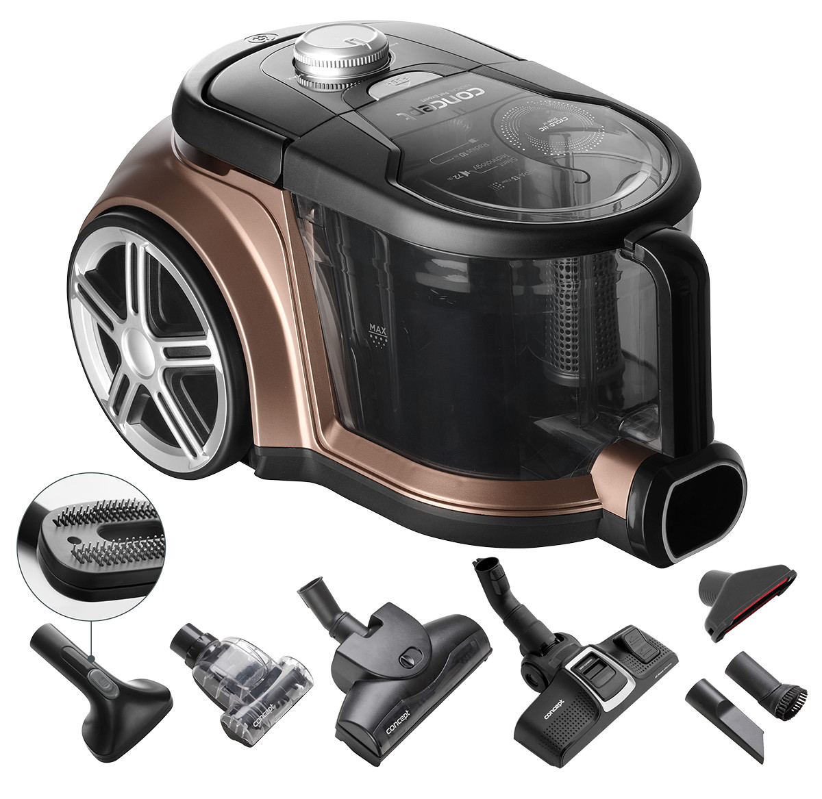 Bezvreckový vysávač Concept VP 5240 RADICAL Pet Expert