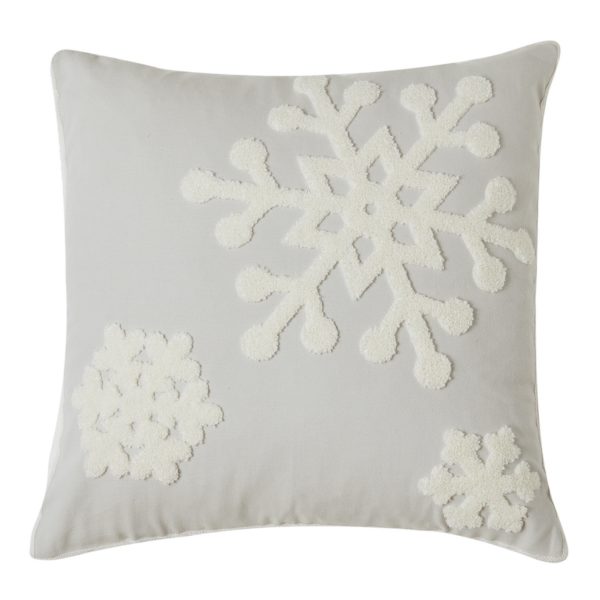 4Home Obliečka na vankúšik Happy winter sivá