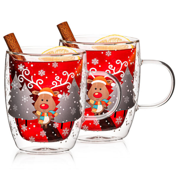 4Home Termo pohár Mug Reindeer Hot&Cool 270 ml