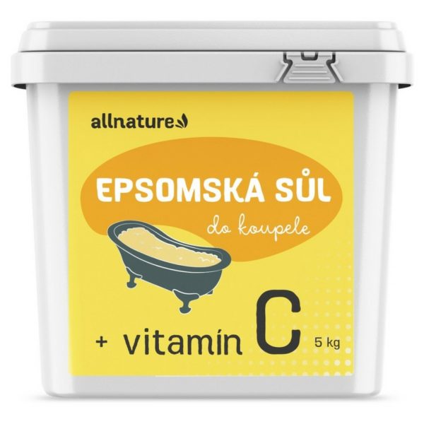Allnature Epsomská soľ Vitamín C