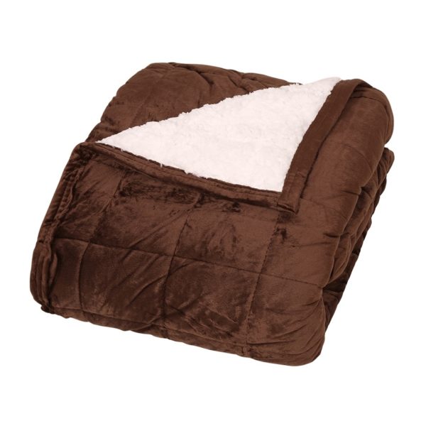 BO-MA Trading Baránková deka Sandra hnedá