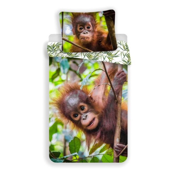 Jerry Fabrics Bavlnené obliečky Orangutan