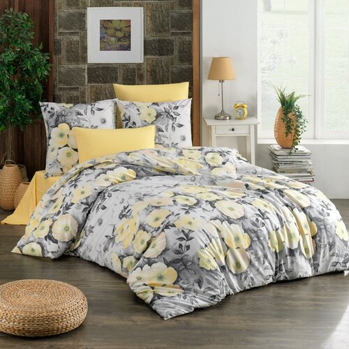 BedTex Bavlnené obliečky Alisa žltá