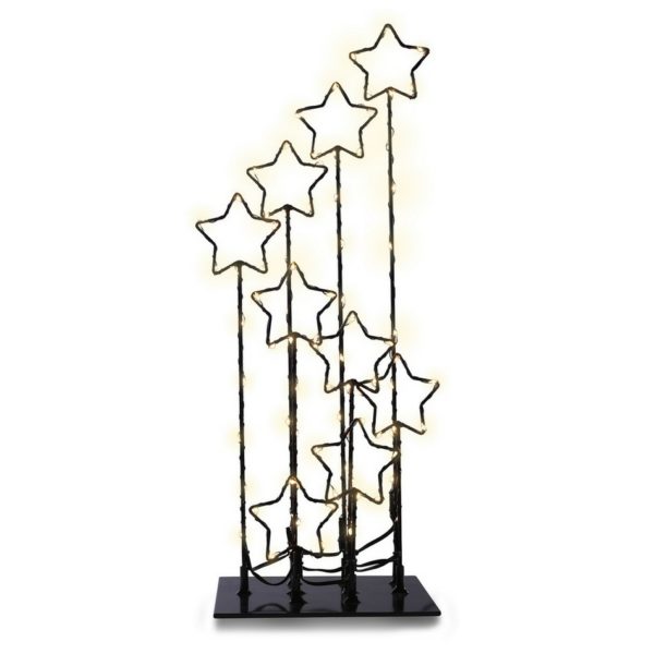 DecoKing Vianočná LED dekorácia s hviezdami