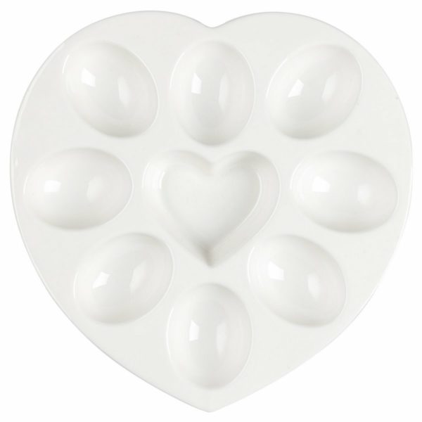 Florina Porcelánový tanier na vajíčka Heart