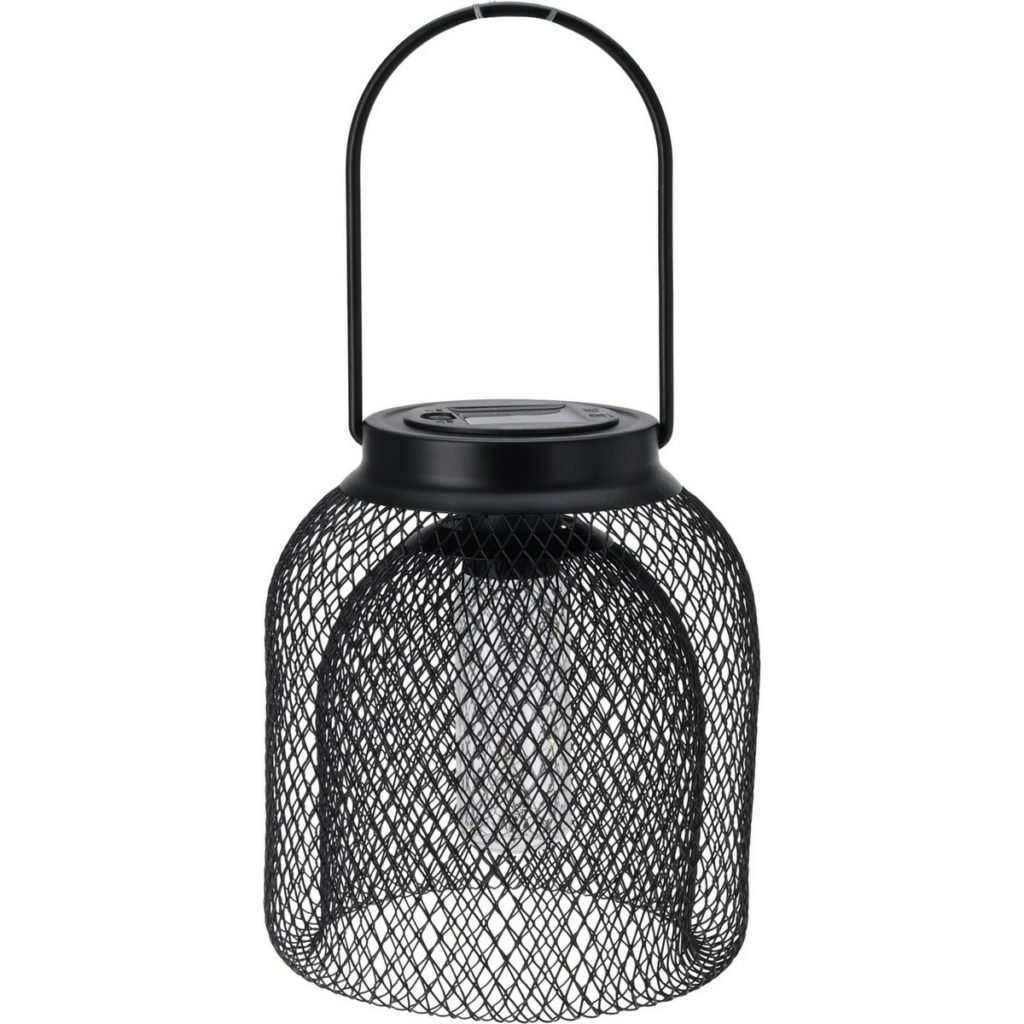 Kovová solárna LED lampa Gajana