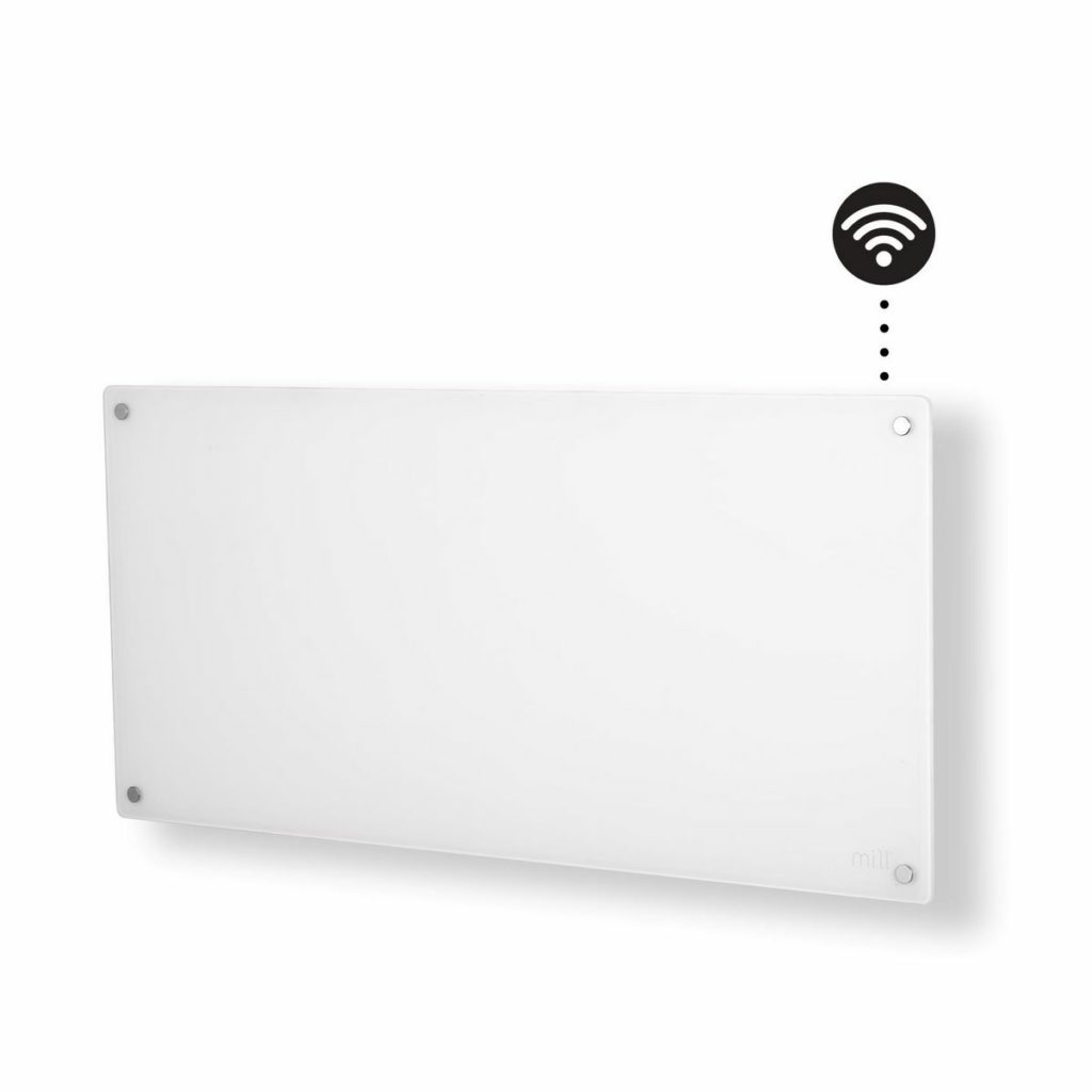 Mill Sklenený konvektor na stenu s Wifi 900 W
