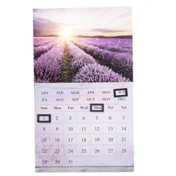 Nástenný kalendár Levanduľové pole