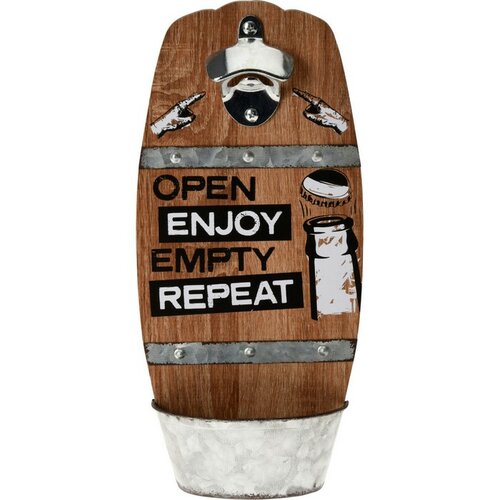 Nástenný otvárač na fľaše Open Enjoy