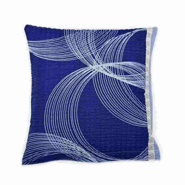 Bellatex Obliečka na vankúšik Elipsa krepová modrá