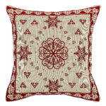 Boma Trading Obliečka na vankúšik Srdiečka červená