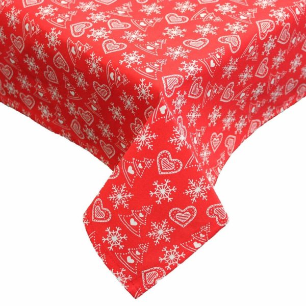 Trade Concept Obrus Srdiečka červená