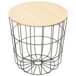 Odkladací stolík Kilenny čierna