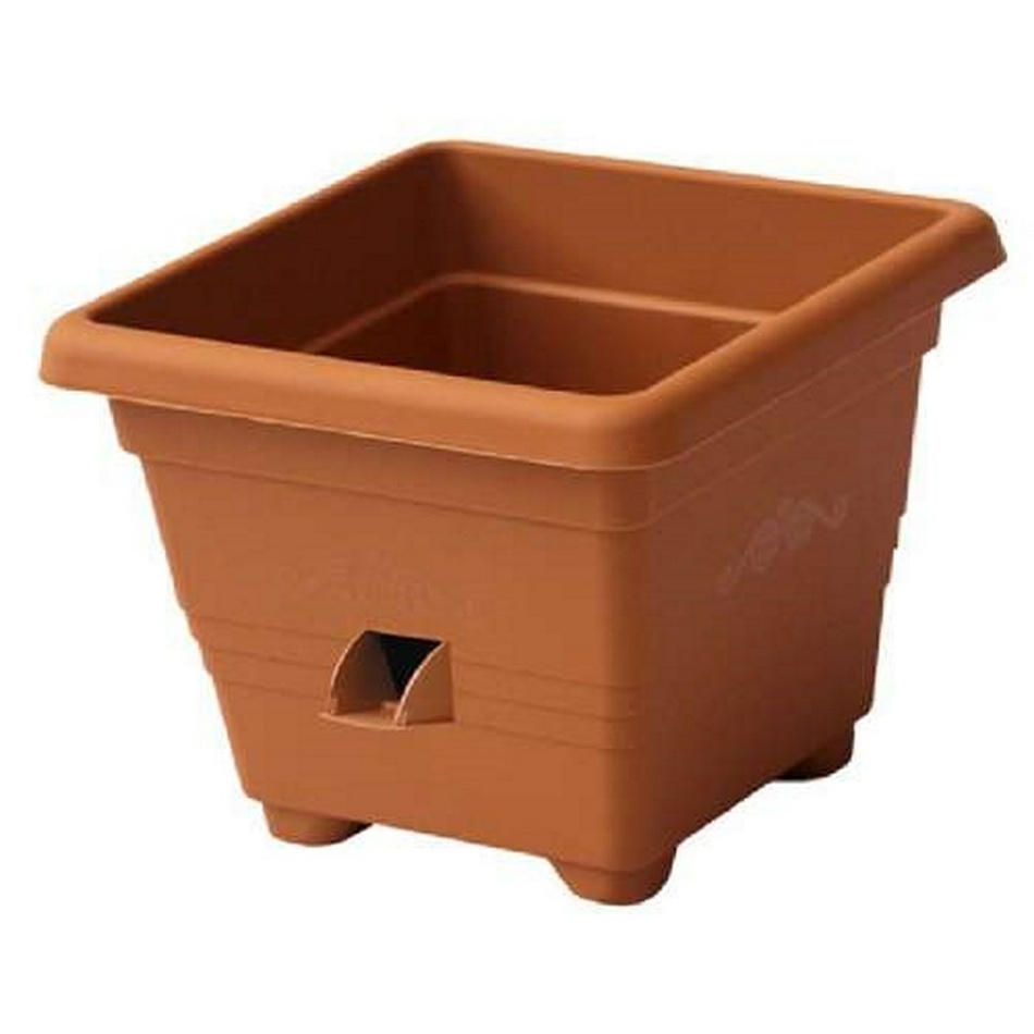 Plastia kvetináč samozavlažovací Bergamot - 35x35 cm teracota Plastia kvetináč samozavlažovací Bergamot - 35x35 cm teracota