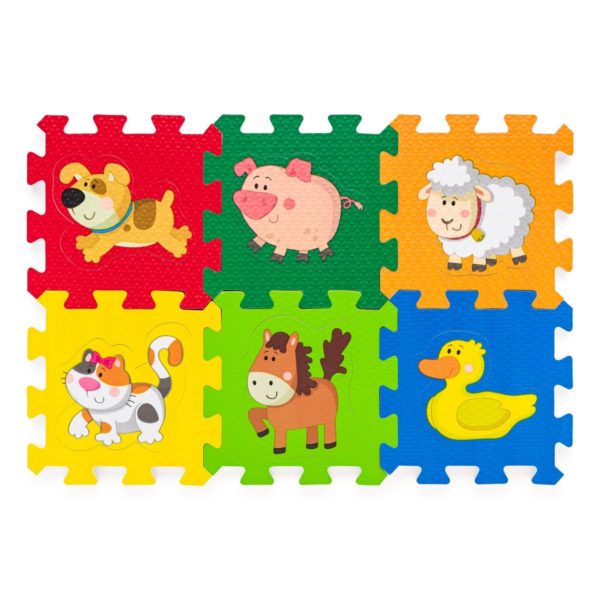 Plastica Penové puzzle so zvieratkami