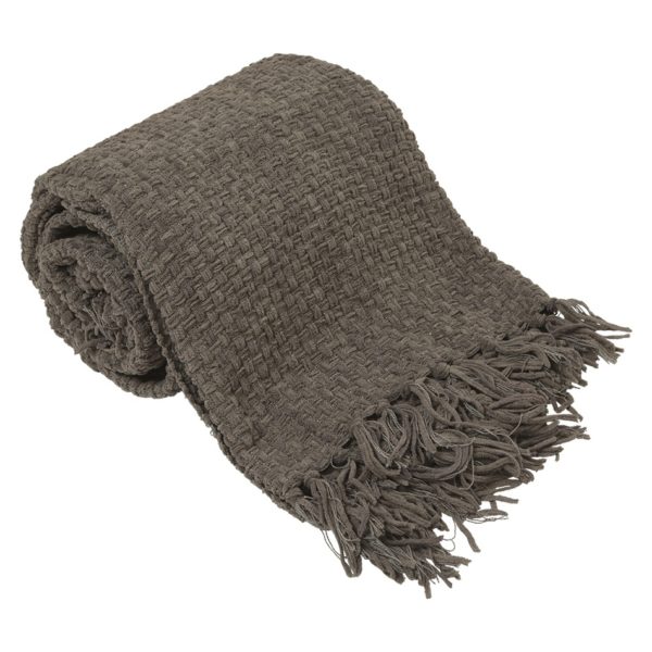 Boma Trading Pléd Arya tmavosivá