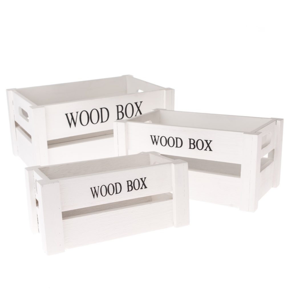 Sada drevených debničiek Wood Box