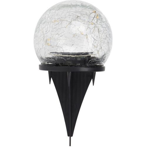 Solárna sklenená lampa Crackle Ball