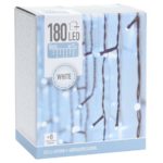 Svetelná vianočná reťaz Icicle biela