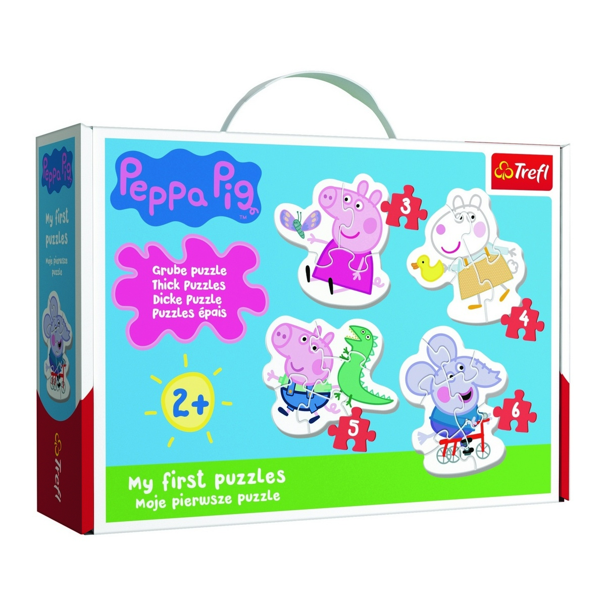 TREFL Baby puzzle Prasátko Peppa 4v1 (3 TREFL Baby puzzle Prasátko Peppa 4v1 (3