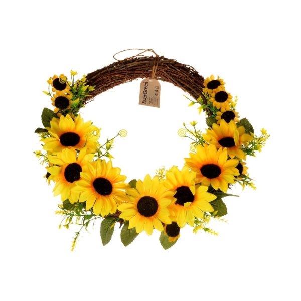 Umelý veniec z prútia