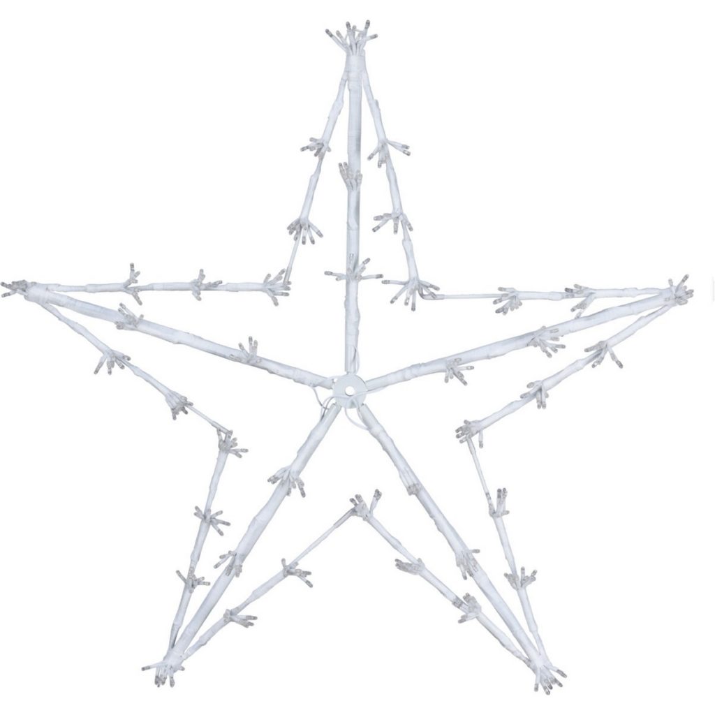 Vianočná LED dekorácia White star