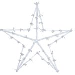 Vianočná LED dekorácia White star