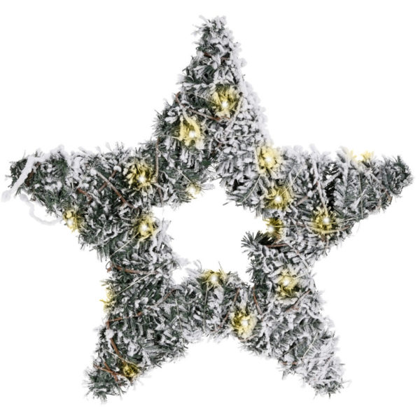 Vianočná LED hviezda zelená