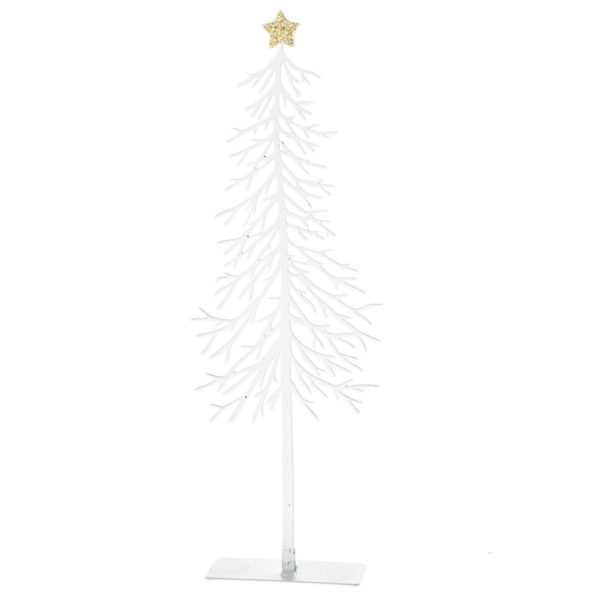 Vianočná kovová dekorácia Tree with star