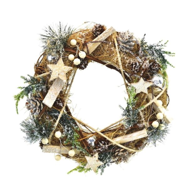 Vianočný ratanový veniec Doreen
