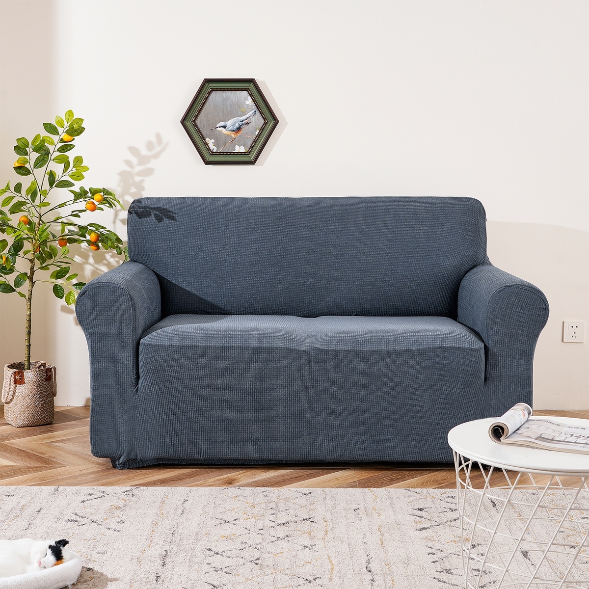4Home Napínací poťah na sedačku Magic clean tmavosivá 4Home Napínací poťah na sedačku Magic clean tmavosivá