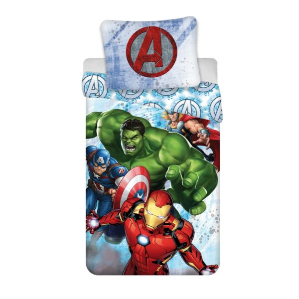 Jerry Fabrics Bavlnené obliečky Avengers Heroes