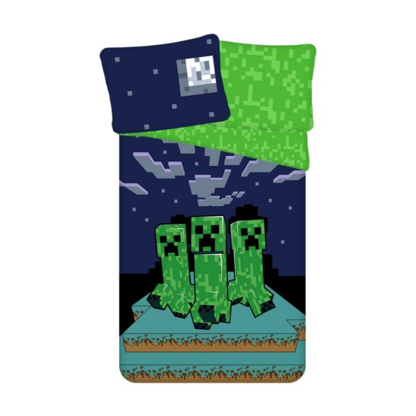 Jerry Fabrics Bavlnené obliečky Minecraft Sssleep Tight