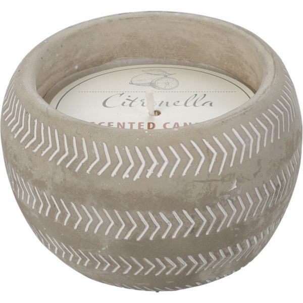 Repelentná sviečka Citronella v betónovom obale