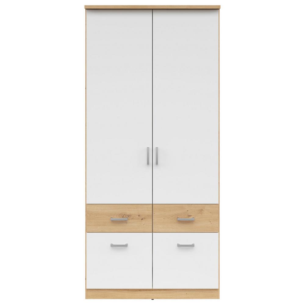 Skriňa BRANDO 91cm dekor dub Artisan/biela matná
