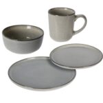 16-dielna kameninová jedálenská súprava Jersey