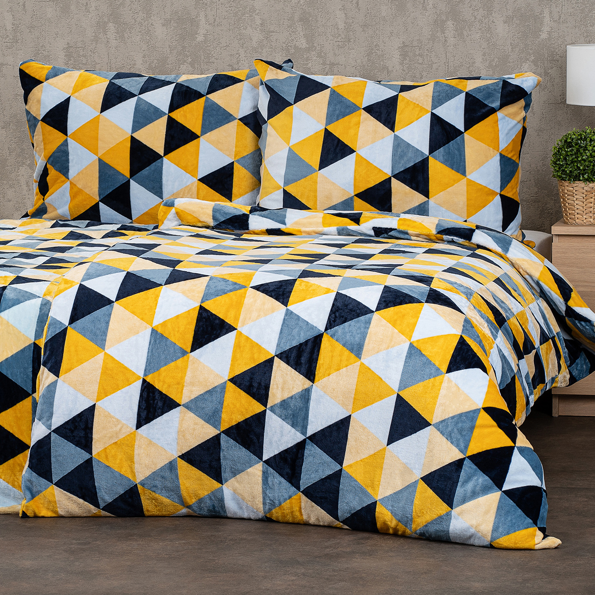4Home Obliečky mikroflanel Scandi triangle 4Home Obliečky mikroflanel Scandi triangle